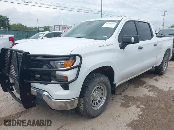 ✅ 2023 Chevrolet Silverado 1500 Work Truck • VIN: 1GCPDAEK5PZ311111 • Лот: 45386526. Опубликован ранее на IAAI с пробегом 108 868 миль. Бесплатный доступ к архиву аукционных продаж из США и подробный отчёт об истории автомобиля на DreamBid. Изображение 2.