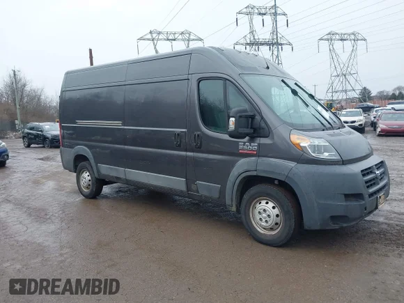 ✅ 2017 Ram ProMaster Cargo • VIN: 3C6TRVDG1HE518376 • Lot: 44541828. Listed on IAAI with 158,535 mi. Free auction sales archive from the USA and detailed vehicle history report at DreamBid. Image 1.