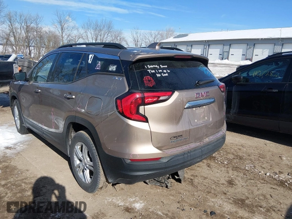 ✅ 2018 GMC Terrain SLE • VIN: 3GKALMEV3JL275510 • Lot: 44236883. Wystawiony na IAAI z przebiegiem 126 569 mil. Bezpłatny archiwum sprzedaży aukcyjnych z USA i szczegółowy raport historii pojazdu na DreamBid. Zdjęcie 3.