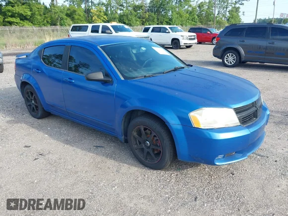 ✅ 2008 Dodge Avenger SXT • VIN: 1B3LC56R48N617716 • Лот: 42738538. Опубліковано раніше на IAAI з пробігом 162 539 миль. Безкоштовний доступ до архіву аукціонних продажів зі США та докладний звіт про історію автомобіля на DreamBid. Зображення 1.