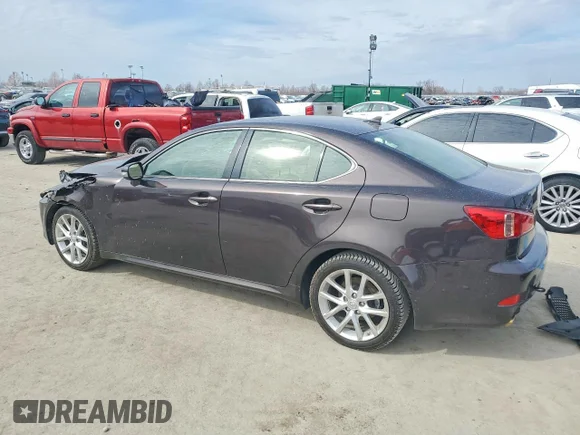 ✅ 2012 Lexus IS 250 • VIN: JTHCF5C25C5060402 • Лот: 78620245. Опубліковано раніше на Copart з пробігом 51 181 миль. Безкоштовний доступ до архіву аукціонних продажів зі США та докладний звіт про історію автомобіля на DreamBid. Зображення 2.