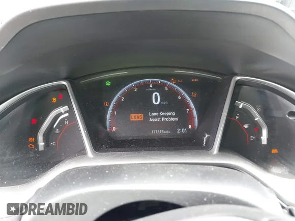 ✅ 2020 Honda Civic Sport • VIN: 2HGFC2F86LH501180 • Lot: 45349754. Listed on IAAI with 117,615 mi. Free auction sales archive from the USA and detailed vehicle history report at DreamBid. Image 7.