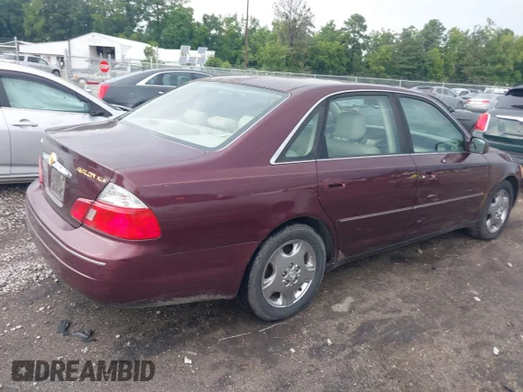 ✅ 2003 Toyota Avalon XL • VIN: 4T1BF28BX3U294024 • Lot: 42963604. Wystawiony na IAAI z przebiegiem Nie podano. Bezpłatny archiwum sprzedaży aukcyjnych z USA i szczegółowy raport historii pojazdu na DreamBid. Zdjęcie 4.