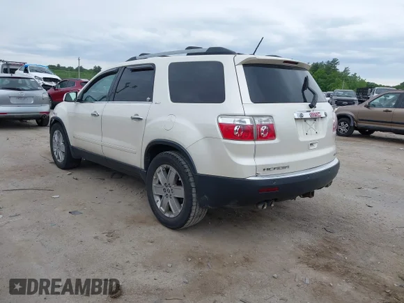 ✅ 2010 GMC Acadia SLT2 • VIN: 1GKLVNEDXAJ123084 • Lot: 45234179. Wystawiony na IAAI z przebiegiem 199 974 mil. Bezpłatny archiwum sprzedaży aukcyjnych z USA i szczegółowy raport historii pojazdu na DreamBid. Zdjęcie 3.