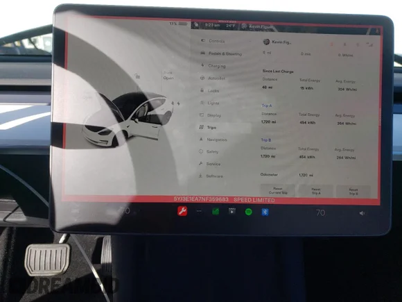 ✅ 2022 Tesla Model 3 • VIN: 5YJ3E1EA7NF359683 • Лот: 42540923. Опубліковано раніше на Copart з пробігом 1 720 миль. Безкоштовний доступ до архіву аукціонних продажів зі США та докладний звіт про історію автомобіля на DreamBid. Зображення 9.