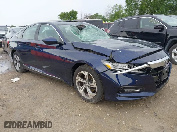 ✅ 2018 Honda Accord EX • VIN: 1HGCV1F4XJA242726 • Лот: 45534313. Опубліковано раніше на IAAI з пробігом 91 514 миль. Безкоштовний доступ до архіву аукціонних продажів зі США та докладний звіт про історію автомобіля на DreamBid. Зображення 1.