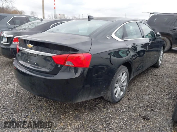 ✅ 2017 Chevrolet Impala LT • VIN: 1G1105S31HU185617 • Lot: 44539017. Listed on IAAI with 168,672 mi. Free auction sales archive from the USA and detailed vehicle history report at DreamBid. Image 4.