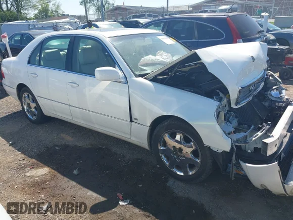 ✅ 2001 Lexus LS 430 • VIN: JTHBN30FX10012057 • Lot: 42017083. Listed on IAAI with 201,263 mi. Free auction sales archive from the USA and detailed vehicle history report at DreamBid. Image 1.