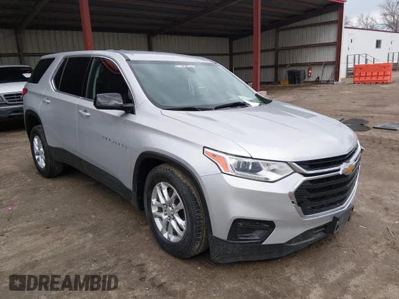 ✅ 2018 Chevrolet Traverse LS • VIN: 1GNEVFKW8JJ158794 • Lot: 44834092. Wystawiony na IAAI z przebiegiem 55 235 mil. Bezpłatny archiwum sprzedaży aukcyjnych z USA i szczegółowy raport historii pojazdu na DreamBid. Zdjęcie 1.