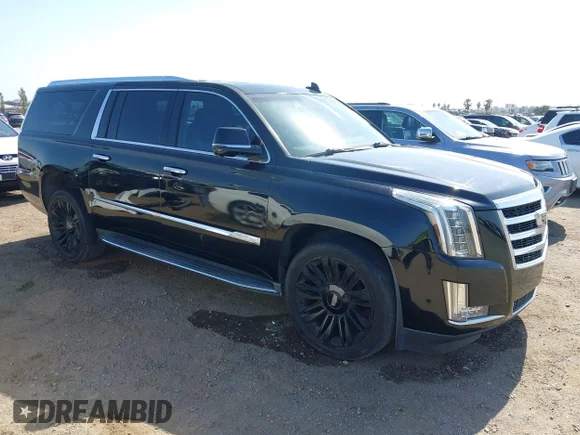 ✅ 2017 Cadillac Escalade ESV Luxury • VIN: 1GYS3HKJ9HR123916 • Lot: 45211828. Wystawiony na IAAI z przebiegiem 152 761 mil. Bezpłatny archiwum sprzedaży aukcyjnych z USA i szczegółowy raport historii pojazdu na DreamBid. Zdjęcie 1.