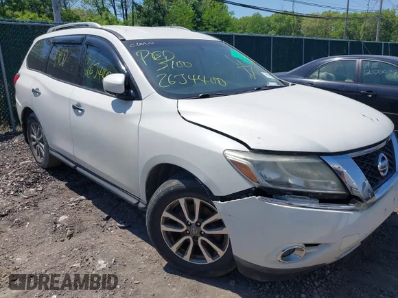 ✅ 2013 Nissan Pathfinder SV • VIN: 5N1AR2MMXDC687703 • Lot: 45168528. Wystawiony na IAAI z przebiegiem Nie podano. Bezpłatny archiwum sprzedaży aukcyjnych z USA i szczegółowy raport historii pojazdu na DreamBid. Zdjęcie 1.