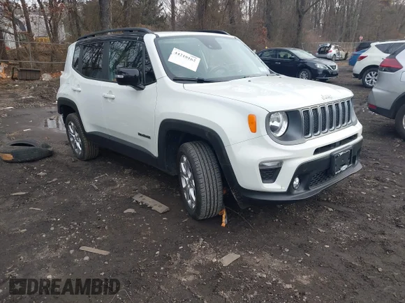 ✅ 2023 Jeep Renegade Limited • VIN: ZACNJDD1XPPP15639 • Lot: 44218162. Wystawiony na IAAI z przebiegiem 15 358 mil. Bezpłatny archiwum sprzedaży aukcyjnych z USA i szczegółowy raport historii pojazdu na DreamBid. Zdjęcie 1.