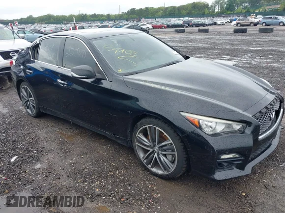 ✅ 2014 Infiniti Q50 Sport • VIN: JN1BV7AR8EM696674 • Lot: 42472706. Wystawiony na IAAI z przebiegiem Nie podano. Bezpłatny archiwum sprzedaży aukcyjnych z USA i szczegółowy raport historii pojazdu na DreamBid. Zdjęcie 1.