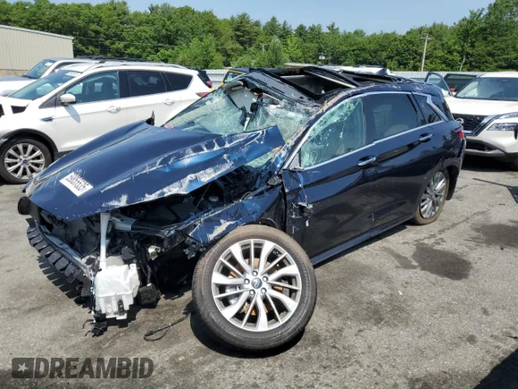 ✅ 2024 Infiniti QX50 Luxe • VIN: 3PCAJ5BB2RF100757 • Lot: 59855535. Wystawiony na Copart z przebiegiem Nie podano. Bezpłatny archiwum sprzedaży aukcyjnych z USA i szczegółowy raport historii pojazdu na DreamBid. Zdjęcie 1.