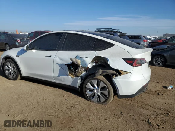 ✅ 2021 Tesla Model Y Long Range • VIN: 5YJYGDEE6MF158652 • Lot: 71342634. Listed on Copart with 60,366 mi. Free auction sales archive from the USA and detailed vehicle history report at DreamBid. Image 2.