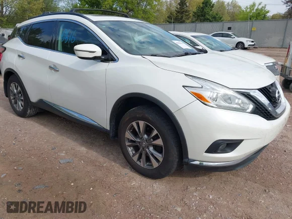 ✅ 2016 Nissan Murano SL • VIN: 5N1AZ2MH9GN138652 • Лот: 45090616. Опубликован ранее на IAAI с пробегом 214 820 миль. Бесплатный доступ к архиву аукционных продаж из США и подробный отчёт об истории автомобиля на DreamBid. Изображение 1.