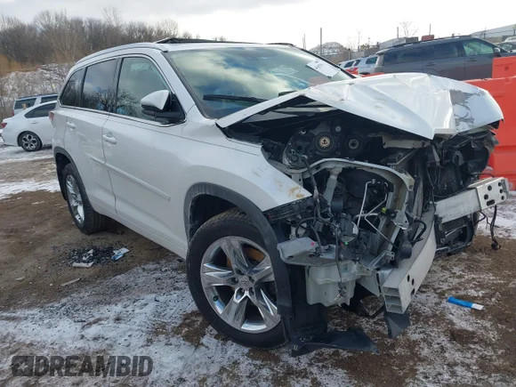✅ 2015 Toyota Highlander Limited • VIN: 5TDDKRFH8FS120714 • Лот: 44305303. Опубликован ранее на IAAI с пробегом 114 311 миль. Бесплатный доступ к архиву аукционных продаж из США и подробный отчёт об истории автомобиля на DreamBid. Изображение 1.