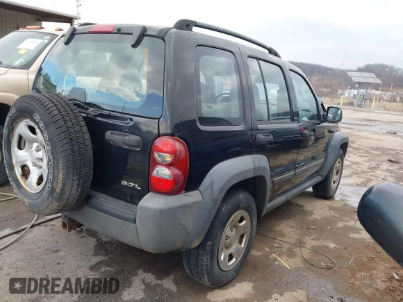 ✅ 2007 Jeep Liberty Sport • VIN: 1J8GL48K47W665227 • Lot: 41667155. Listed on IAAI with 178,306 mi. Free auction sales archive from the USA and detailed vehicle history report at DreamBid. Image 4.