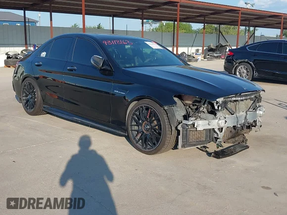 ✅ 2019 Mercedes-Benz C 63 AMG • VIN: 55SWF8GB3KU309334 • Лот: 43118163. Опубліковано раніше на IAAI з пробігом 55 768 миль. Безкоштовний доступ до архіву аукціонних продажів зі США та докладний звіт про історію автомобіля на DreamBid. Зображення 1.
