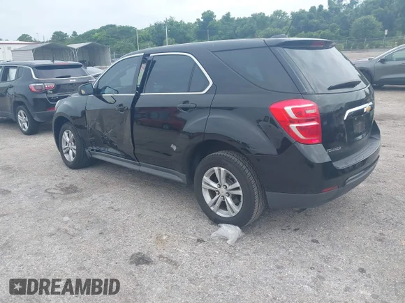 ✅ 2017 Chevrolet Equinox LS • VIN: 2GNALBEK0H1564059 • Lot: 45282555. Listed on IAAI with 76,335 mi. Free auction sales archive from the USA and detailed vehicle history report at DreamBid. Image 3.