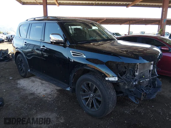 ✅ 2018 Nissan Armada Platinum • VIN: JN8AY2NF8J9330329 • Лот: 43819328. Опубліковано раніше на IAAI з пробігом 109 100 миль. Безкоштовний доступ до архіву аукціонних продажів зі США та докладний звіт про історію автомобіля на DreamBid. Зображення 1.