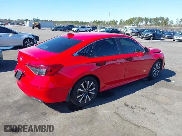 ✅ 2022 Honda Civic EX • VIN: 2HGFE1F72NH312928 • Lot: 44388143. Wystawiony na IAAI z przebiegiem 107 050 mil. Bezpłatny archiwum sprzedaży aukcyjnych z USA i szczegółowy raport historii pojazdu na DreamBid. Zdjęcie 4.