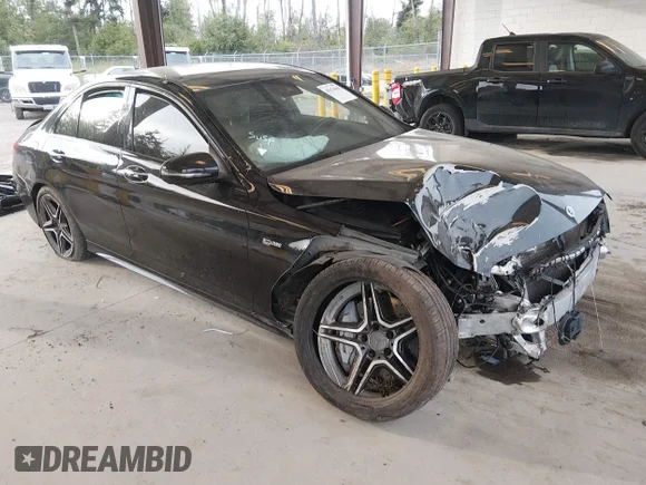 ✅ 2019 Mercedes-Benz C 43 AMG • VIN: 55SWF6EB3KU300270 • Lot: 45474668. Wystawiony na IAAI z przebiegiem 88 049 mil. Bezpłatny archiwum sprzedaży aukcyjnych z USA i szczegółowy raport historii pojazdu na DreamBid. Zdjęcie 1.