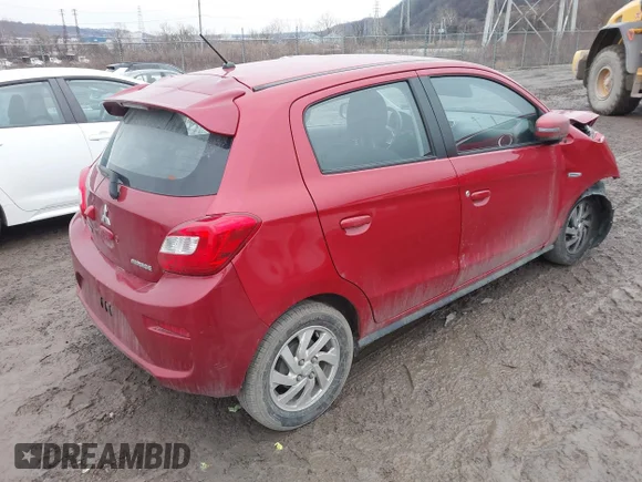 ✅ 2019 Mitsubishi Mirage SE • VIN: ML32A4HJ3KH004559 • Lot: 44127977. Wystawiony na IAAI z przebiegiem 64 837 mil. Bezpłatny archiwum sprzedaży aukcyjnych z USA i szczegółowy raport historii pojazdu na DreamBid. Zdjęcie 4.