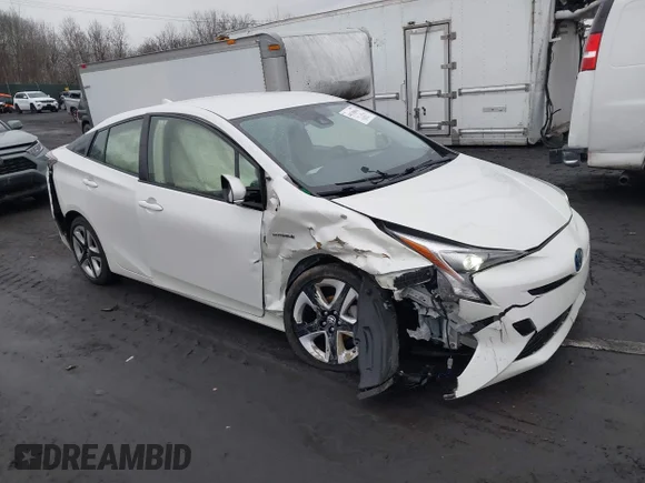 ✅ 2016 Toyota Prius Three • VIN: JTDKARFU8G3508911 • Lot: 44120894. Listed on IAAI with 131,130 mi. Free auction sales archive from the USA and detailed vehicle history report at DreamBid. Image 1.