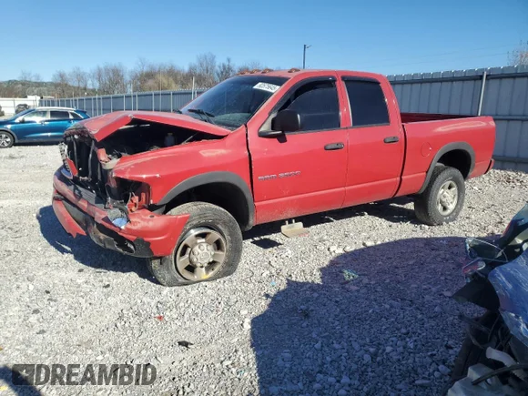 ✅ 2003 Dodge 2500 ST • VIN: 3D7KU28D93G832913 • Лот: 92575645. Опубліковано раніше на Copart з пробігом 165 761 миль. Безкоштовний доступ до архіву аукціонних продажів зі США та докладний звіт про історію автомобіля на DreamBid. Зображення 1.