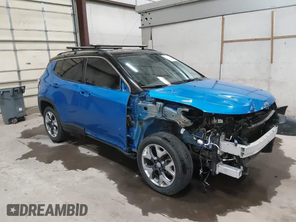 ✅ 2018 Jeep Compass Limited • VIN: 3C4NJDCB0JT146698 • Lot: 45262349. Wystawiony na IAAI z przebiegiem 153 039 mil. Bezpłatny archiwum sprzedaży aukcyjnych z USA i szczegółowy raport historii pojazdu na DreamBid. Zdjęcie 1.