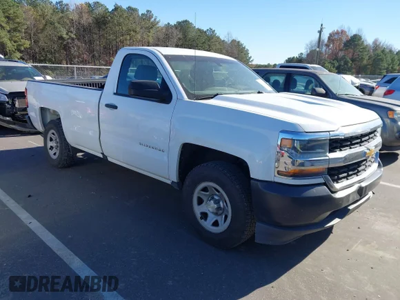 ✅ 2017 Chevrolet Silverado 1500 Work Truck • VIN: 1GCNCNEH4HZ375096 • Lot: 43714735. Wystawiony na IAAI z przebiegiem 194 266 mil. Bezpłatny archiwum sprzedaży aukcyjnych z USA i szczegółowy raport historii pojazdu na DreamBid. Zdjęcie 1.