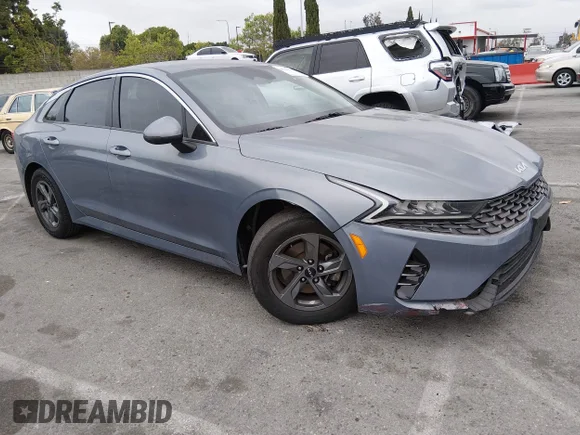 ✅ 2022 Kia K5 LX • VIN: 5XXG24J28NG125348 • Lot: 44740571. Listed on IAAI with 85,884 mi. Free auction sales archive from the USA and detailed vehicle history report at DreamBid. Image 1.