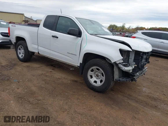✅ 2021 Chevrolet Colorado 4WD Work Truck • VIN: 1GCHTBEA7M1134351 • Lot: 43459884. Listed on IAAI with 88,804 mi. Free auction sales archive from the USA and detailed vehicle history report at DreamBid. Image 1.