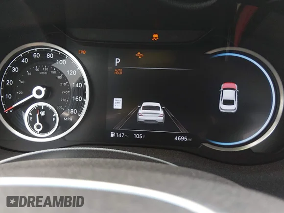✅ 2026 Genesis G70 2.5T • VIN: KMTG14SC1TU172286 • Lot: 45538731. Wystawiony na IAAI z przebiegiem 4 695 mil. Bezpłatny archiwum sprzedaży aukcyjnych z USA i szczegółowy raport historii pojazdu na DreamBid. Zdjęcie 7.