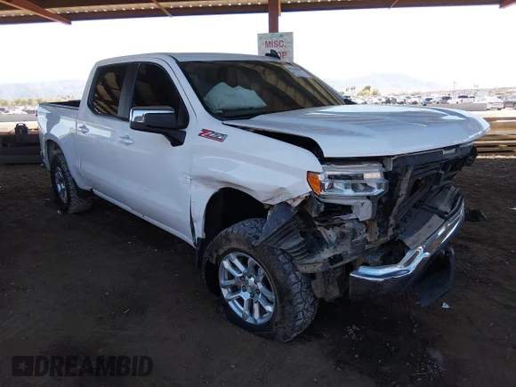 ✅ 2023 Chevrolet Silverado 1500 LT • VIN: 2GCUDDED0P1101577 • Лот: 44348808. Опубликован ранее на IAAI с пробегом 108 806 миль. Бесплатный доступ к архиву аукционных продаж из США и подробный отчёт об истории автомобиля на DreamBid. Изображение 1.
