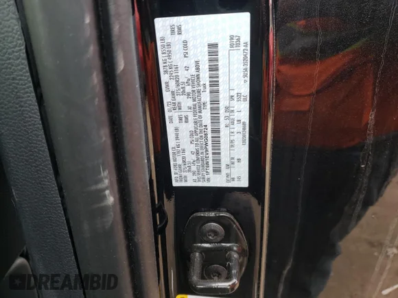 ✅ 2023 Ford F-150 Lightning Pro • VIN: 1FT6W1EV9PWG08724 • Lot: 79630073. Wystawiony na Copart z przebiegiem Nie podano. Bezpłatny archiwum sprzedaży aukcyjnych z USA i szczegółowy raport historii pojazdu na DreamBid. Zdjęcie 14.