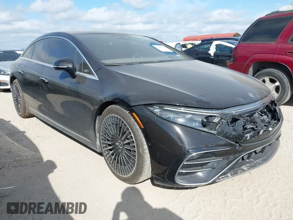 ✅ 2023 Mercedes-Benz EQS 450+ • VIN: W1KCG2DBXPA033212 • Лот: 45083180. Опубліковано раніше на IAAI з пробігом 30 771 миль. Безкоштовний доступ до архіву аукціонних продажів зі США та докладний звіт про історію автомобіля на DreamBid. Зображення 1.