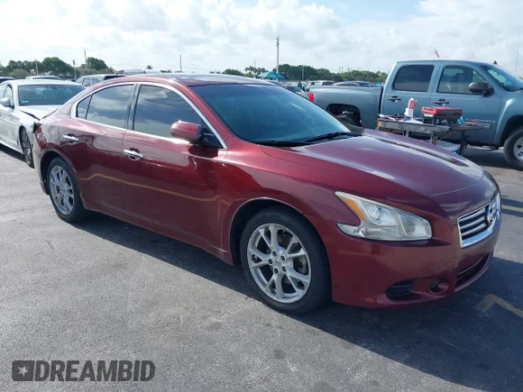 ✅ 2013 Nissan Maxima SV • VIN: 1N4AA5AP9DC842338 • Лот: 45455147. Опубліковано раніше на IAAI з пробігом 95 201 миль. Безкоштовний доступ до архіву аукціонних продажів зі США та докладний звіт про історію автомобіля на DreamBid. Зображення 1.