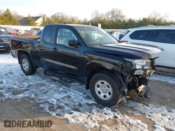 ✅ 2022 Nissan Frontier S • VIN: 1N6ED1CM4NN626754 • Lot: 44063110. Listed on IAAI with 28,971 mi. Free auction sales archive from the USA and detailed vehicle history report at DreamBid. Image 1.