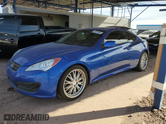 ✅ 2011 Hyundai Genesis Coupe • VIN: KMHHT6KD9BU054742 • Lot: 42587585. Listed on Copart with 101,310 mi. Free auction sales archive from the USA and detailed vehicle history report at DreamBid. Image 1.