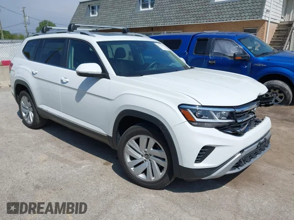 ✅ 2021 Volkswagen Atlas SEL • VIN: 1V2BR2CAXMC538805 • Лот: 45177697. Опубликован ранее на IAAI с пробегом 64 708 миль. Бесплатный доступ к архиву аукционных продаж из США и подробный отчёт об истории автомобиля на DreamBid. Изображение 1.