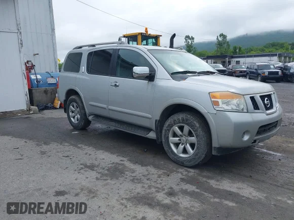 ✅ 2012 Nissan Armada SV • VIN: 5N1AA0NC7CN614342 • Лот: 42368158. Опубликован ранее на IAAI с пробегом 176 845 миль. Бесплатный доступ к архиву аукционных продаж из США и подробный отчёт об истории автомобиля на DreamBid. Изображение 1.