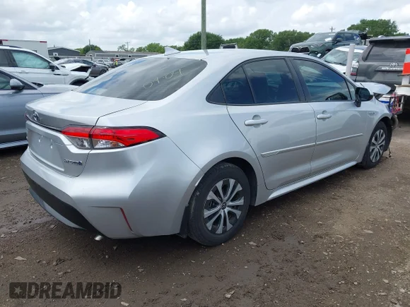 ✅ 2020 Toyota Corolla Hybrid LE • VIN: JTDEBRBE9LJ019691 • Lot: 44832208. Wystawiony na IAAI z przebiegiem 85 132 mil. Bezpłatny archiwum sprzedaży aukcyjnych z USA i szczegółowy raport historii pojazdu na DreamBid. Zdjęcie 4.