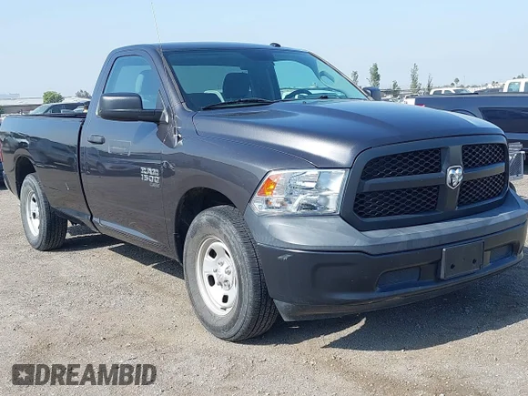 ✅ 2019 Ram 1500 Tradesman • VIN: 3C6JR6DG0KG502808 • Lot: 45160878. Listed on IAAI with 18,844 mi. Free auction sales archive from the USA and detailed vehicle history report at DreamBid. Image 1.