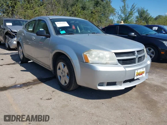 ✅ 2010 Dodge Avenger SXT • VIN: 1B3CC4FB1AN182172 • Lot: 43319102. Listed on IAAI with 153,566 mi. Free auction sales archive from the USA and detailed vehicle history report at DreamBid. Image 1.