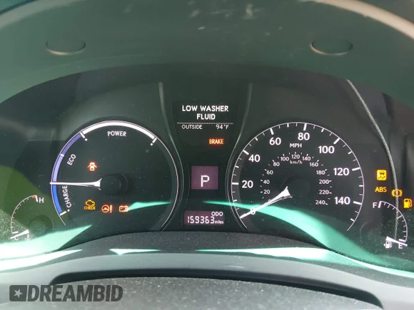 ✅ 2013 Lexus RX 450h • VIN: JTJZB1BA0D2006644 • Lot: 45126738. Listed on IAAI with 159,363 mi. Free auction sales archive from the USA and detailed vehicle history report at DreamBid. Image 7.