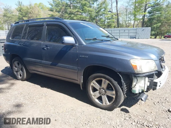 ✅ 2004 Toyota Highlander • VIN: JTEEP21AX40040012 • Lot: 45019933. Listed on IAAI with 192,109 mi. Free auction sales archive from the USA and detailed vehicle history report at DreamBid. Image 1.