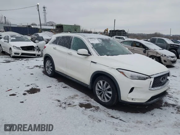 ✅ 2019 Infiniti QX50 Essential • VIN: 3PCAJ5M35KF144652 • Лот: 44393131. Опубліковано раніше на IAAI з пробігом 62 073 миль. Безкоштовний доступ до архіву аукціонних продажів зі США та докладний звіт про історію автомобіля на DreamBid. Зображення 1.