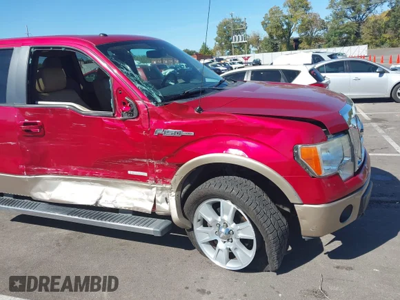 ✅ 2012 Ford F-150 XL • VIN: 1FTFW1ET9CFB09530 • Lot: 43469248. Listed on IAAI with 116,327 mi. Free auction sales archive from the USA and detailed vehicle history report at DreamBid. Image 1.